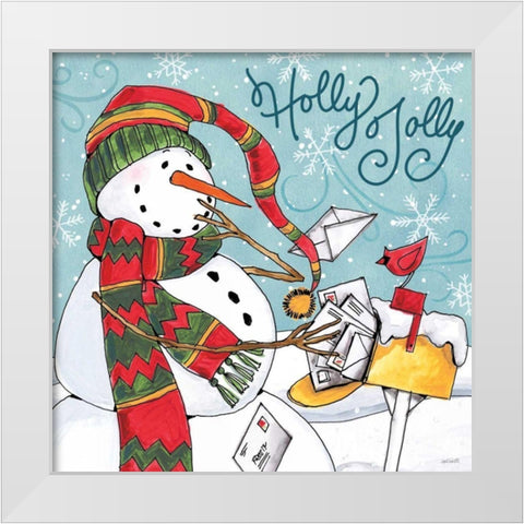 Snowplace Like Home IV White Modern Wood Framed Art Print by Tavoletti, Anne