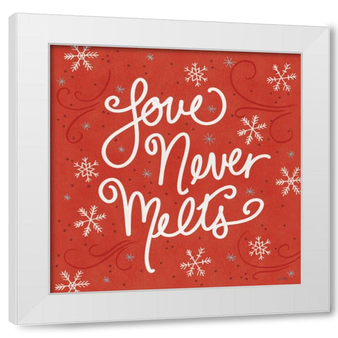Snowplace Like Home VI White Modern Wood Framed Art Print by Tavoletti, Anne