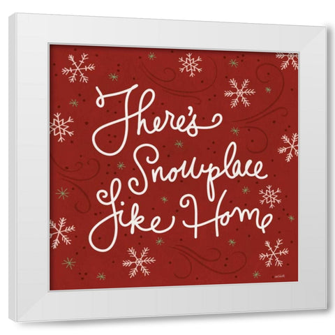 Snowplace Like Home IX White Modern Wood Framed Art Print by Tavoletti, Anne