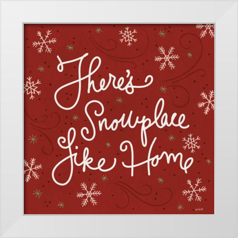 Snowplace Like Home IX White Modern Wood Framed Art Print by Tavoletti, Anne