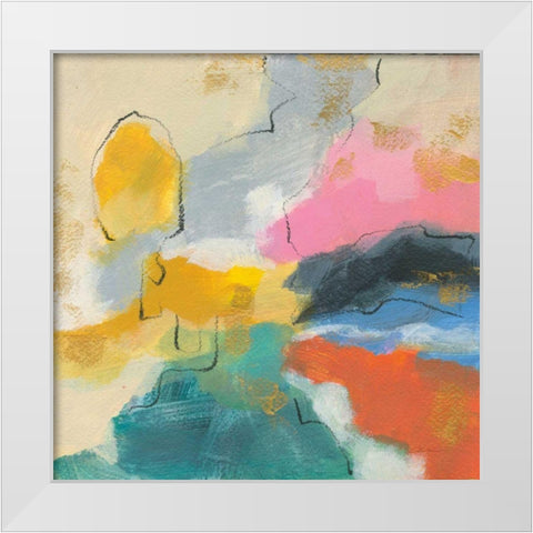 Daydream I White Modern Wood Framed Art Print by Vassileva, Silvia