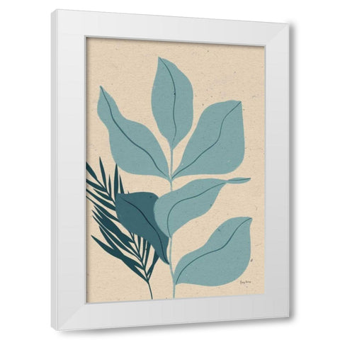 Balance IV White Modern Wood Framed Art Print by Thorns, Becky