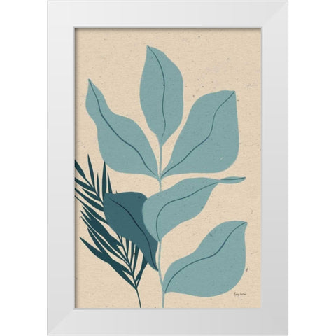 Balance IV White Modern Wood Framed Art Print by Thorns, Becky