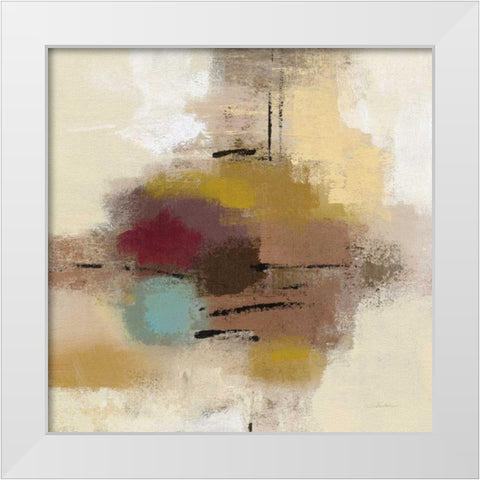 Morello Cherry Abstract I White Modern Wood Framed Art Print by Vassileva, Silvia