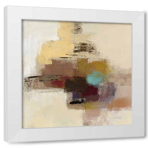 Morello Cherry Abstract II White Modern Wood Framed Art Print by Vassileva, Silvia