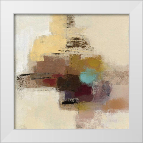 Morello Cherry Abstract II White Modern Wood Framed Art Print by Vassileva, Silvia