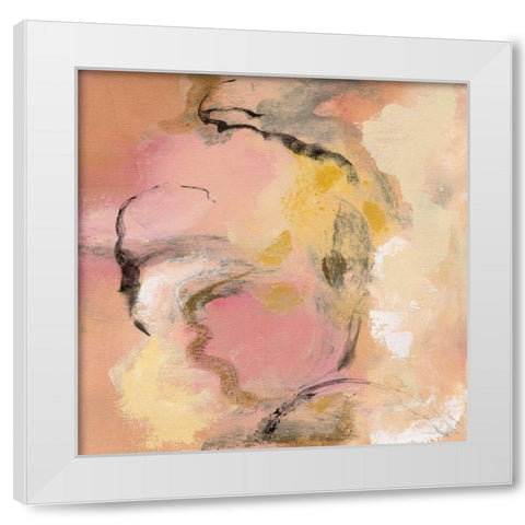 Peony Aroma II White Modern Wood Framed Art Print by Vassileva, Silvia