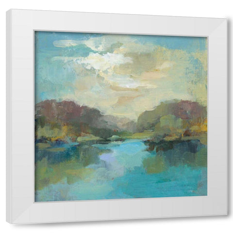 Mini Landscape White Modern Wood Framed Art Print by Vassileva, Silvia
