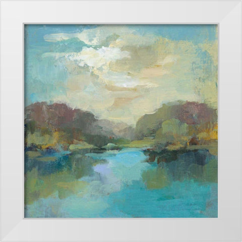 Mini Landscape White Modern Wood Framed Art Print by Vassileva, Silvia