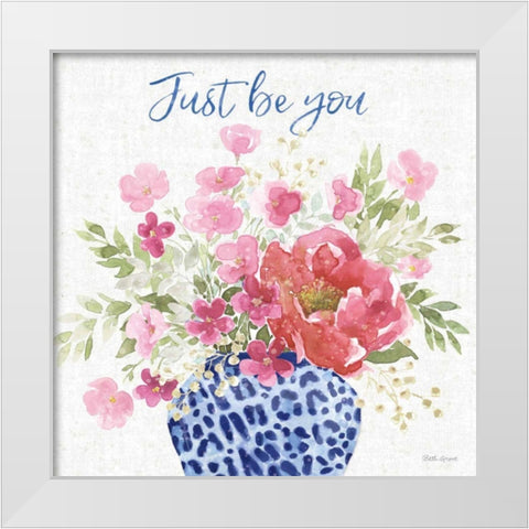 From the East V White Modern Wood Framed Art Print by Grove, Beth