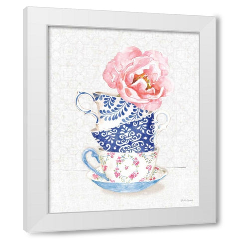 From the East VI White Modern Wood Framed Art Print by Grove, Beth