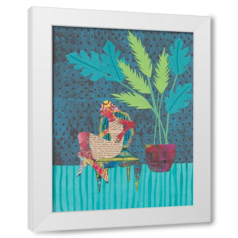 Home Oasis White Modern Wood Framed Art Print by Prahl, Courtney
