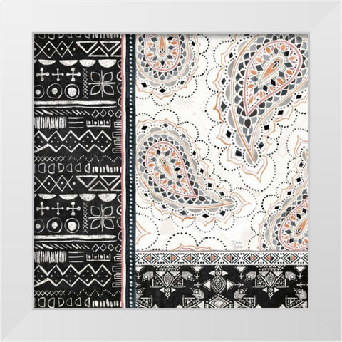 Kasbah Crush III White Modern Wood Framed Art Print by June, Dina