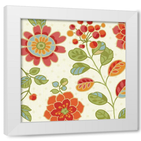 Summer Palette I White Modern Wood Framed Art Print by Audit, Lisa