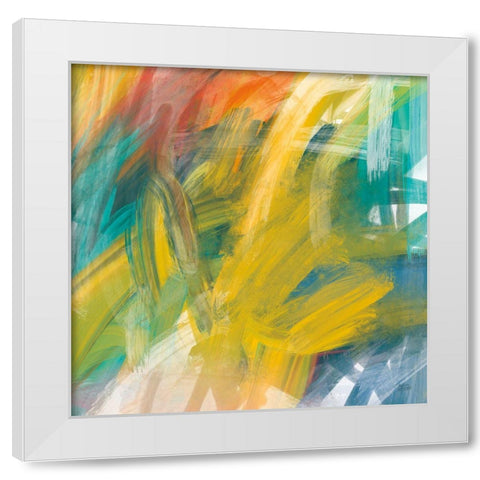 Spectrum White Modern Wood Framed Art Print by Averinos, Melissa