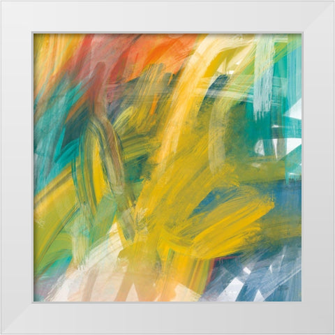 Spectrum White Modern Wood Framed Art Print by Averinos, Melissa