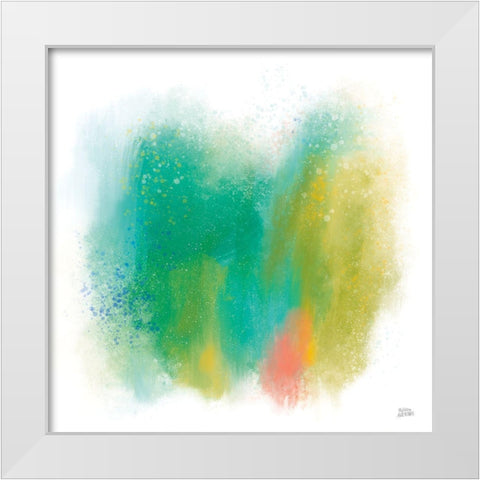 Color Full White Modern Wood Framed Art Print by Averinos, Melissa