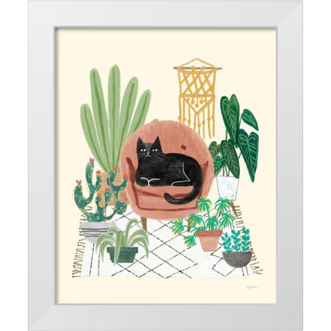 Urban Jungle III White Modern Wood Framed Art Print by Urban, Mary