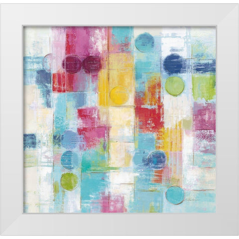 Summer Rain Bright White Modern Wood Framed Art Print by Vassileva, Silvia