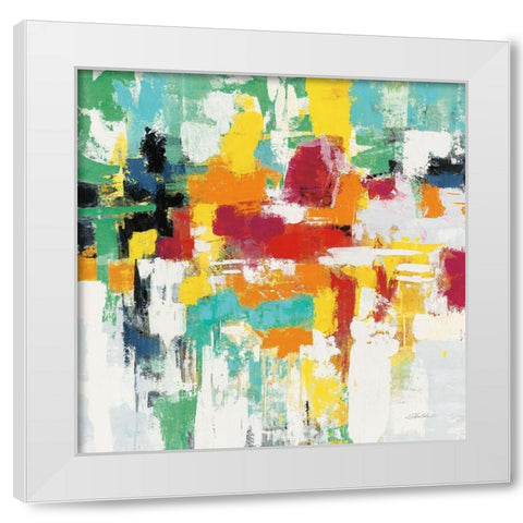 Summer Silk Road Warm White Modern Wood Framed Art Print by Vassileva, Silvia