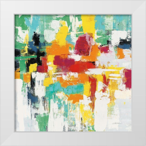 Summer Silk Road Warm White Modern Wood Framed Art Print by Vassileva, Silvia