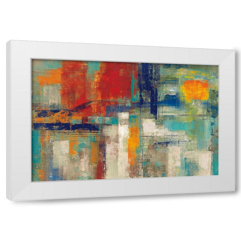 Harbor Sunset Bright White Modern Wood Framed Art Print by Vassileva, Silvia