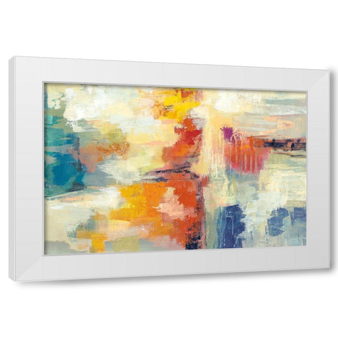 Bright Coral Reef White Modern Wood Framed Art Print by Vassileva, Silvia
