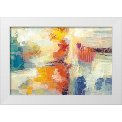 Bright Coral Reef White Modern Wood Framed Art Print by Vassileva, Silvia