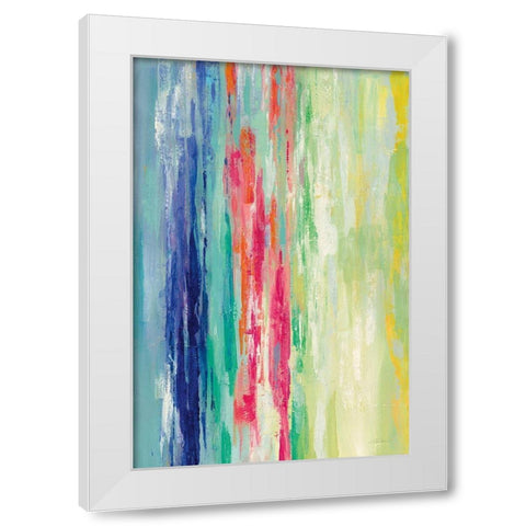California Surf Bright Crop White Modern Wood Framed Art Print by Vassileva, Silvia