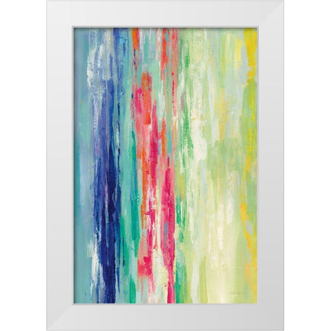 California Surf Bright Crop White Modern Wood Framed Art Print by Vassileva, Silvia