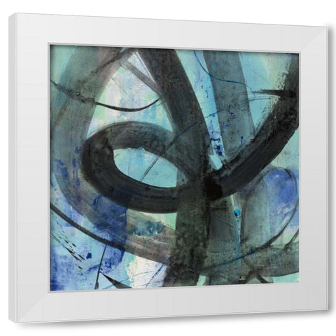 Into the Deep II White Modern Wood Framed Art Print by Hristova, Albena