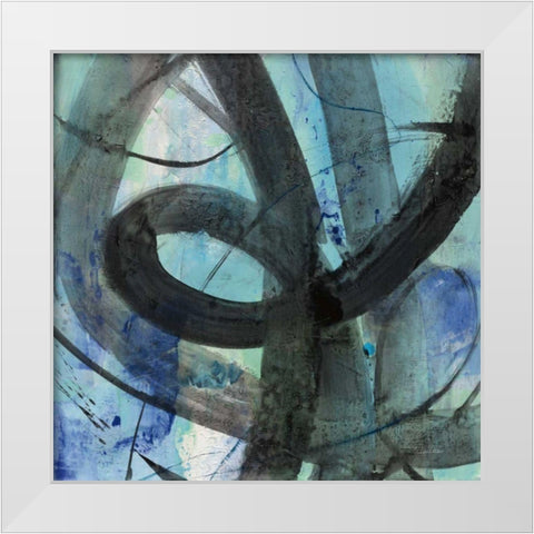 Into the Deep II White Modern Wood Framed Art Print by Hristova, Albena