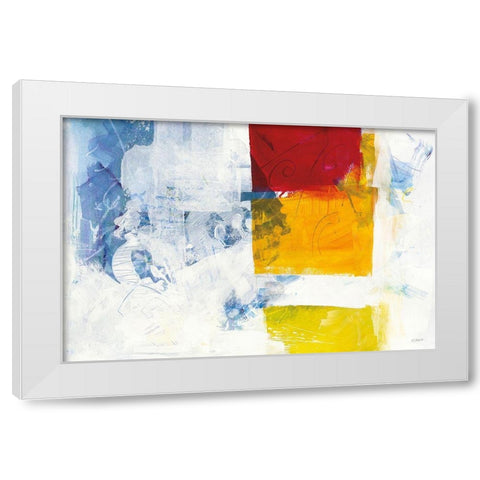 Breakout II White Modern Wood Framed Art Print by Schick, Mike