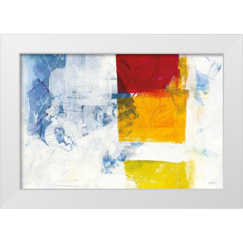 Breakout II White Modern Wood Framed Art Print by Schick, Mike