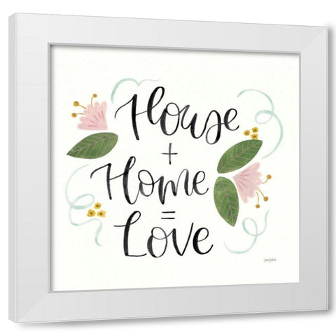 Home Sweet Home III Green White Modern Wood Framed Art Print by Jackson, Jenaya
