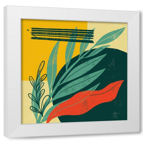 Mid Century Modern IV White Modern Wood Framed Art Print by Thorns, Becky