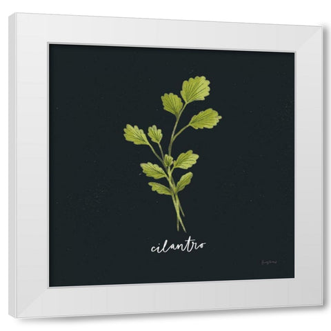 Herbs IV Black White Modern Wood Framed Art Print by Thorns, Becky