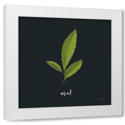 Herbs VII Black White Modern Wood Framed Art Print by Thorns, Becky