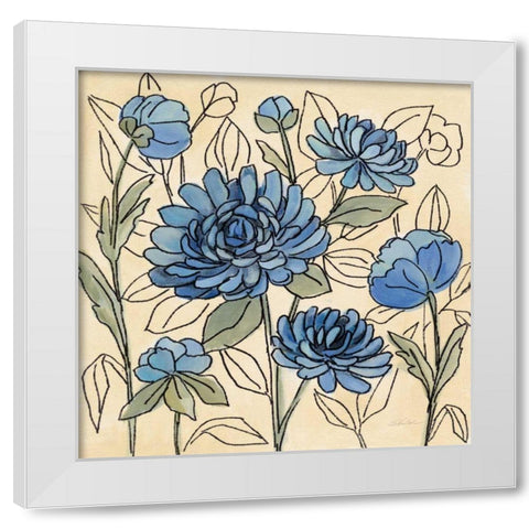 Spring Lace Floral III White Modern Wood Framed Art Print by Vassileva, Silvia