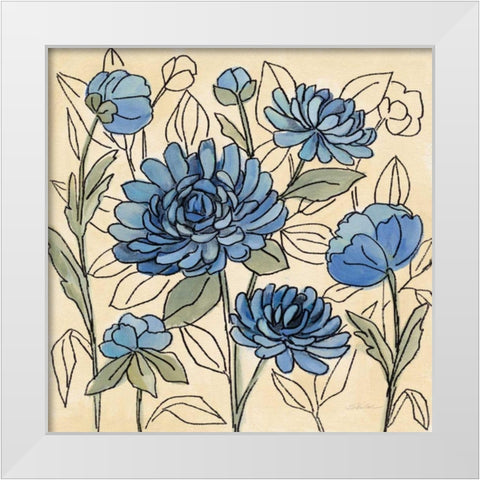 Spring Lace Floral III White Modern Wood Framed Art Print by Vassileva, Silvia