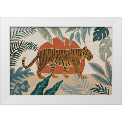 Big Cat Beauty I White Modern Wood Framed Art Print by Penner, Janelle