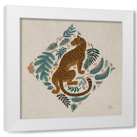 Big Cat Beauty VI White Modern Wood Framed Art Print by Penner, Janelle