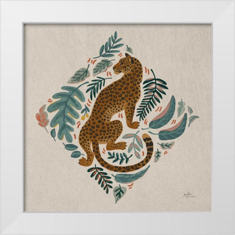 Big Cat Beauty VI White Modern Wood Framed Art Print by Penner, Janelle