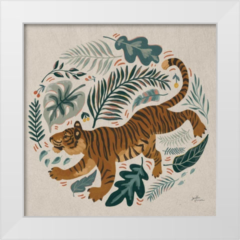Big Cat Beauty VII White Modern Wood Framed Art Print by Penner, Janelle