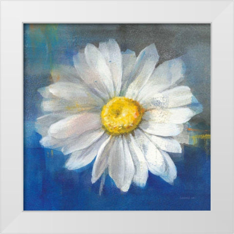 Boldest Bloom II White Modern Wood Framed Art Print by Nai, Danhui