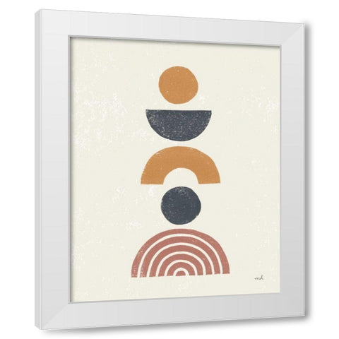 Minimalist Boho II White Modern Wood Framed Art Print by Hershey, Moira