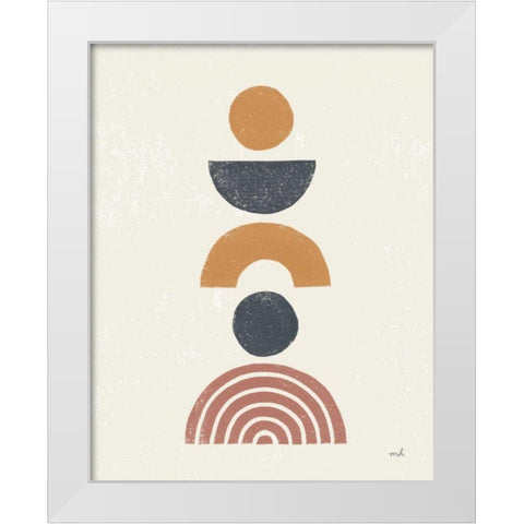 Minimalist Boho II White Modern Wood Framed Art Print by Hershey, Moira