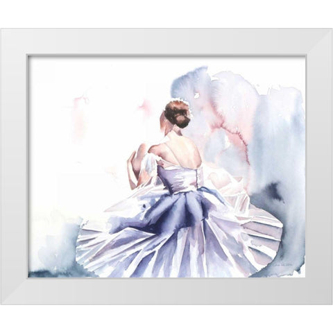 Ballet IV White Modern Wood Framed Art Print by Valle, Aimee Del