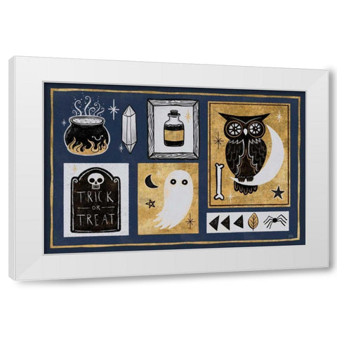 Frightfully Wicked II Dark White Modern Wood Framed Art Print by Averinos, Melissa