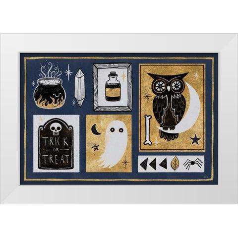 Frightfully Wicked II Dark White Modern Wood Framed Art Print by Averinos, Melissa